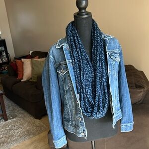 Handmade Crochet Braided Infinity Scarf